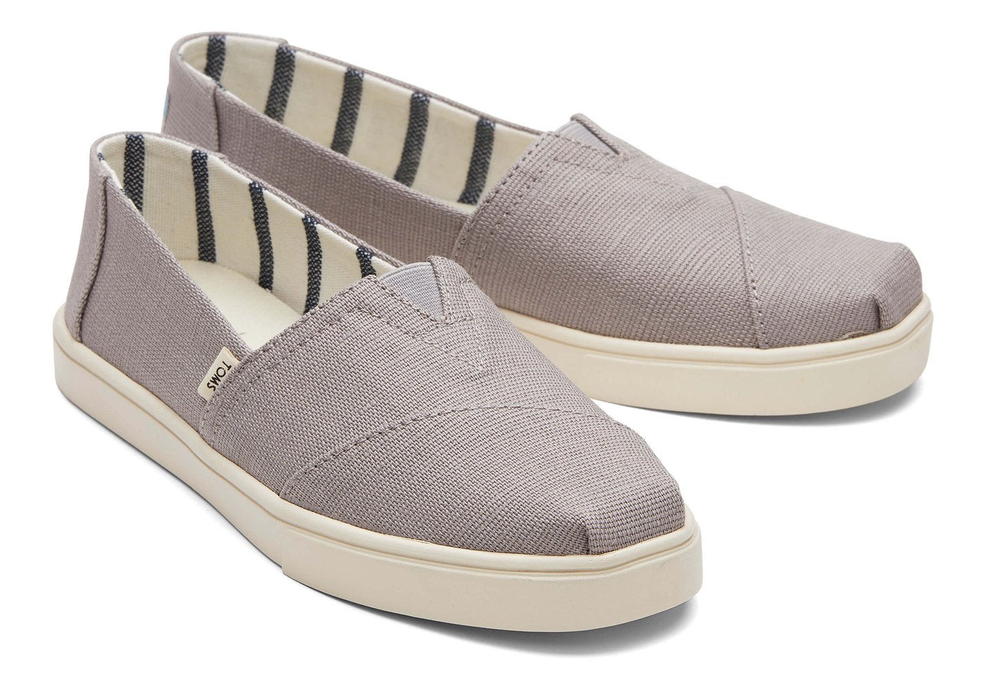 Toms Espadryle Damskie Szare - Alpargata Cupsole Slip On - 80NRKUFWD